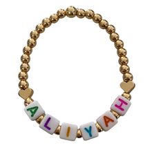 Load image into Gallery viewer, Custom Initial Ball Bracelet