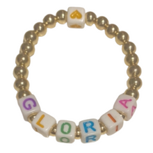 Load image into Gallery viewer, Custom Neon Initial Ball Bracelet