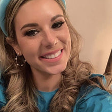 Load image into Gallery viewer, Gold Hoop Earrings With Pearl Accents