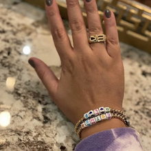 Load image into Gallery viewer, Custom Neon Initial Ball Bracelet