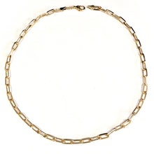 Load image into Gallery viewer, Gold Paper Clip (Small Size Links) Chain Necklace