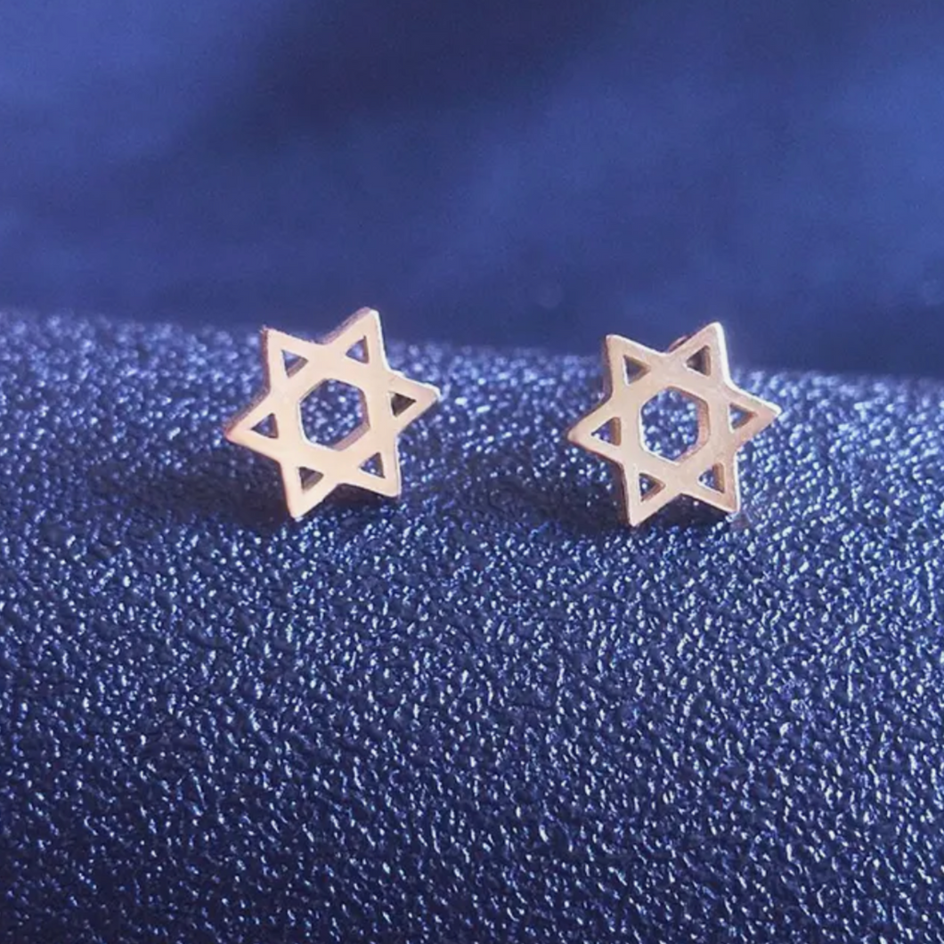 Magen David Stud Earrings