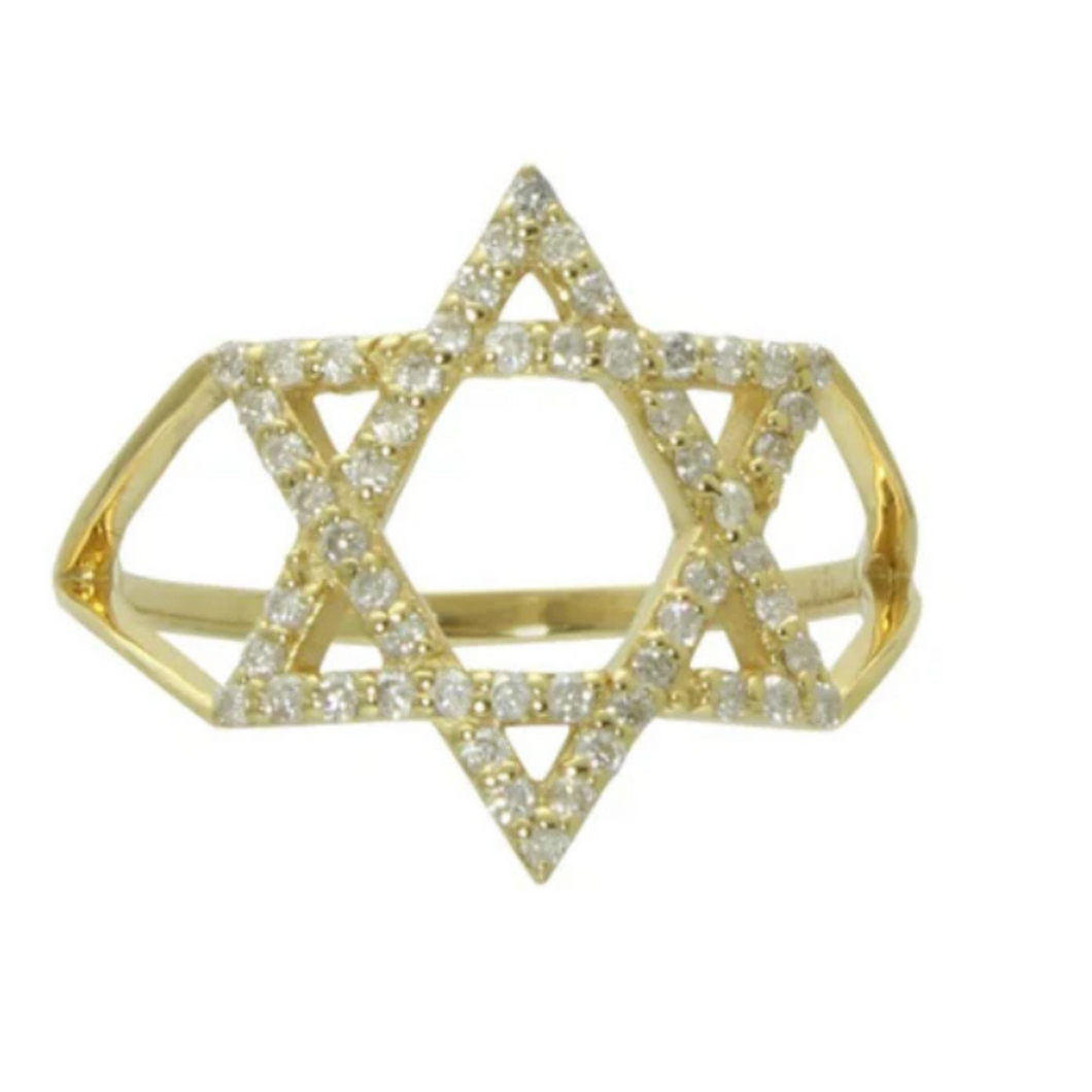 Large Magen David Ring