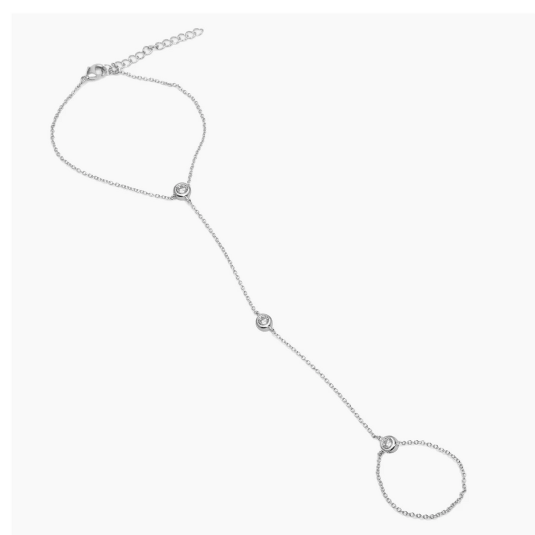 Simple Bracelet And Ring Chain