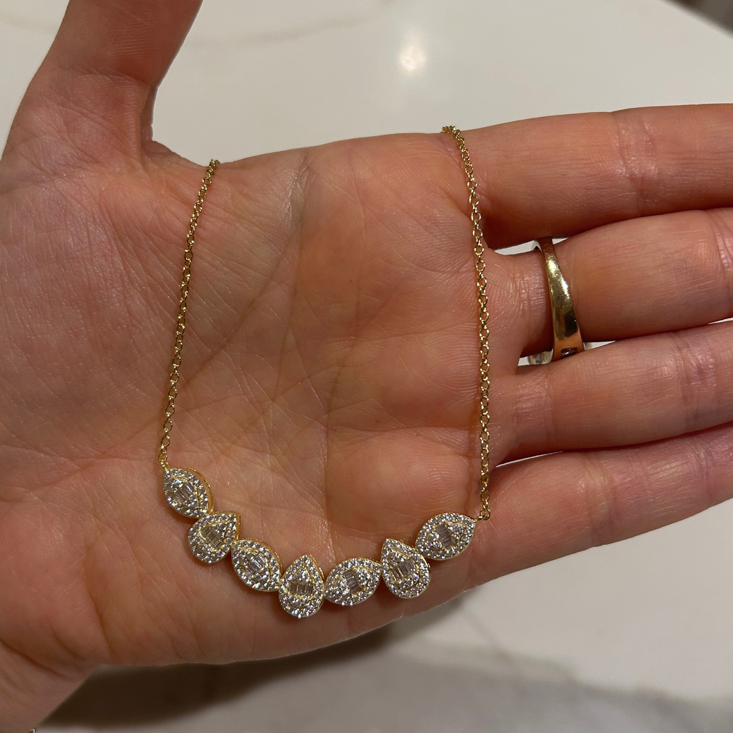 Marquise Stone Necklace