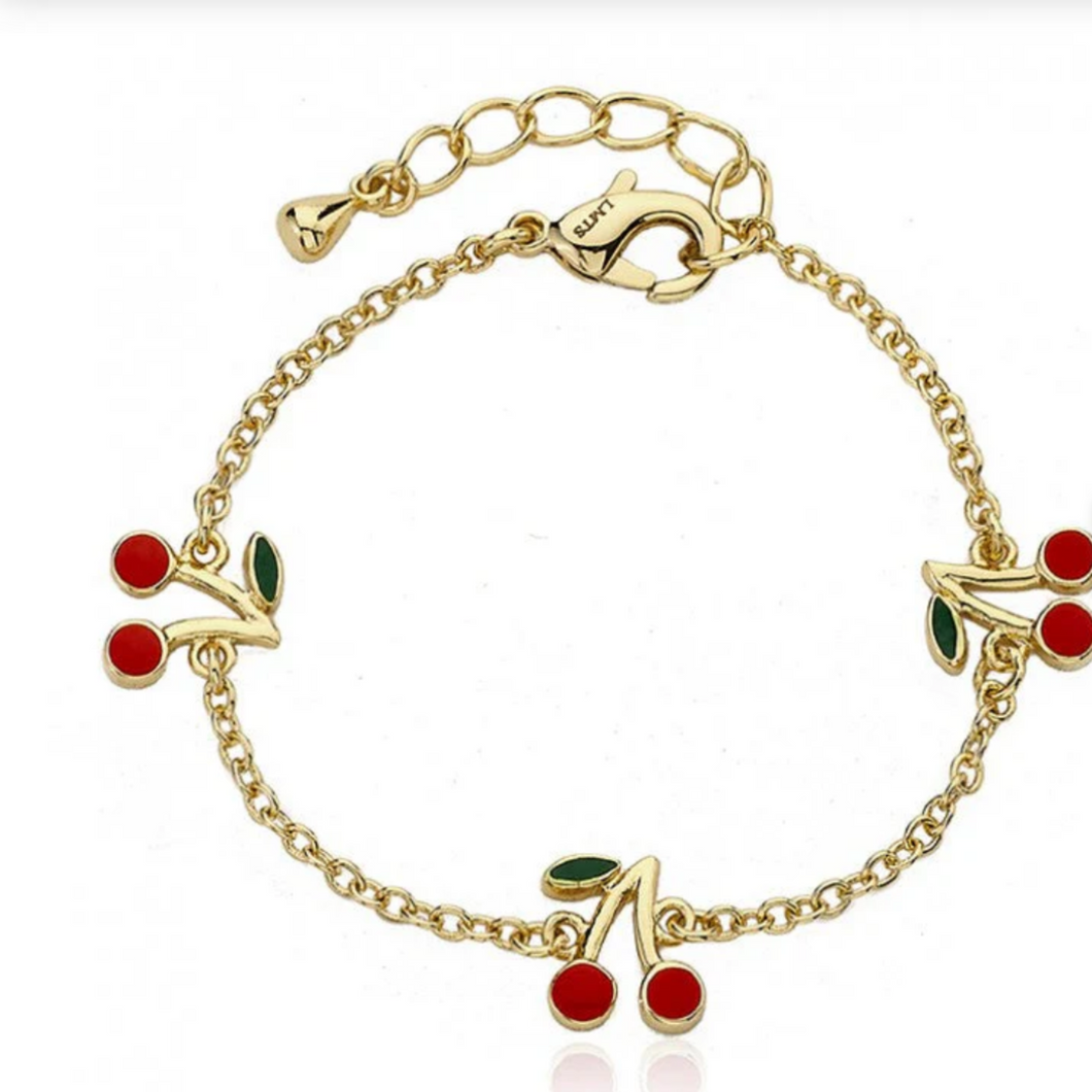Kids Cherry Bracelet