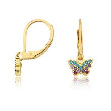 Load image into Gallery viewer, Butterflies Flying Earrings
