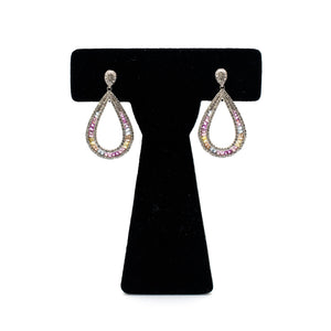 Crystal Tear Drop Earrings