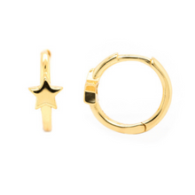 Load image into Gallery viewer, Mini Star Huggy Earrings
