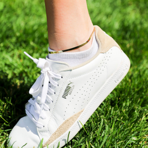 Herringbone anklet