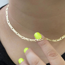 Load image into Gallery viewer, Gold Choker Chain Necklace (Sterling silver or 10k gold)
