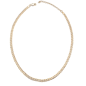 Gold Choker Chain Necklace (Sterling silver or 10k gold)
