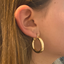 Load image into Gallery viewer, Drippin&#39; In Gold Hoop Earrings
