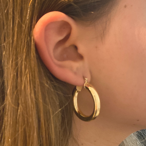 Drippin' In Gold Hoop Earrings