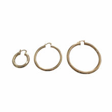 Load image into Gallery viewer, Drippin&#39; In Gold Hoop Earrings
