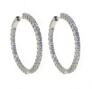 Gorgeous Sparkle Earring Hoops