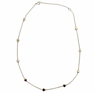 Mini Sideways Hearts Necklace