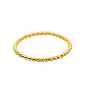 10k Gold or Gold Plated Bubble Ring
