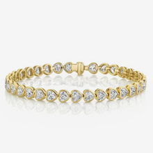 Load image into Gallery viewer, Heart Tennis Bracelet
