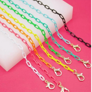 Neon Paper Clip Bracelets
