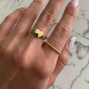 10k Gold or Gold Plated Bubble Ring