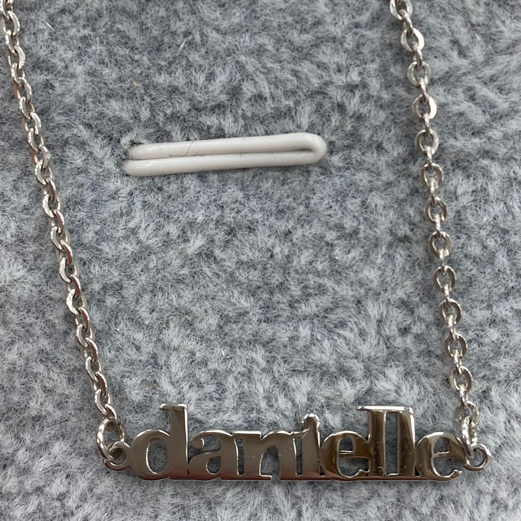 Custom Lower Case Name Necklace