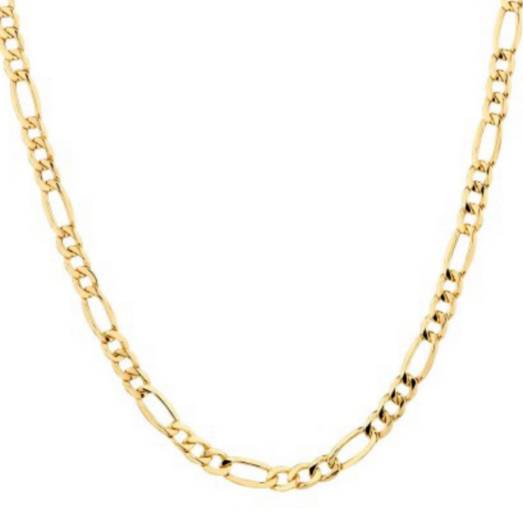 Men’s Figaro Chain Bracelet or Necklace