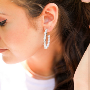 Fancy Hoop Earrings