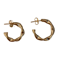 Load image into Gallery viewer, Hammer Earring Hoops
