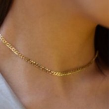 Load image into Gallery viewer, 10 k Gold Curb Necklace
