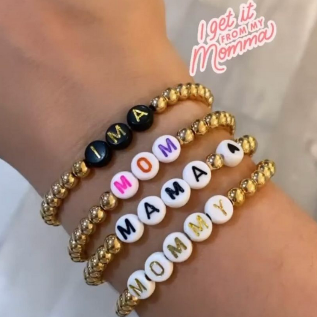 Custom Mama Name Bracelet