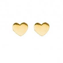 Load image into Gallery viewer, 10k Gold Heart Earrings
