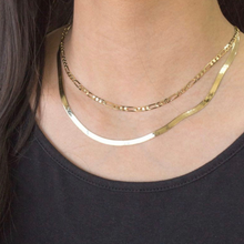Load image into Gallery viewer, Gold Choker Chain Necklace (Sterling silver or 10k gold)
