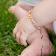 Load image into Gallery viewer, Pink And Bezel Bracelet
