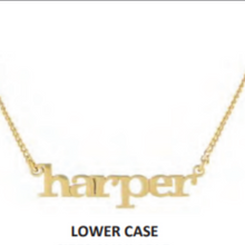 Load image into Gallery viewer, Custom Lower Case Name Necklace
