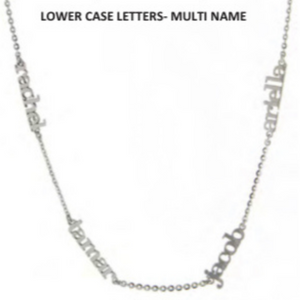Custom Multi Name Necklace