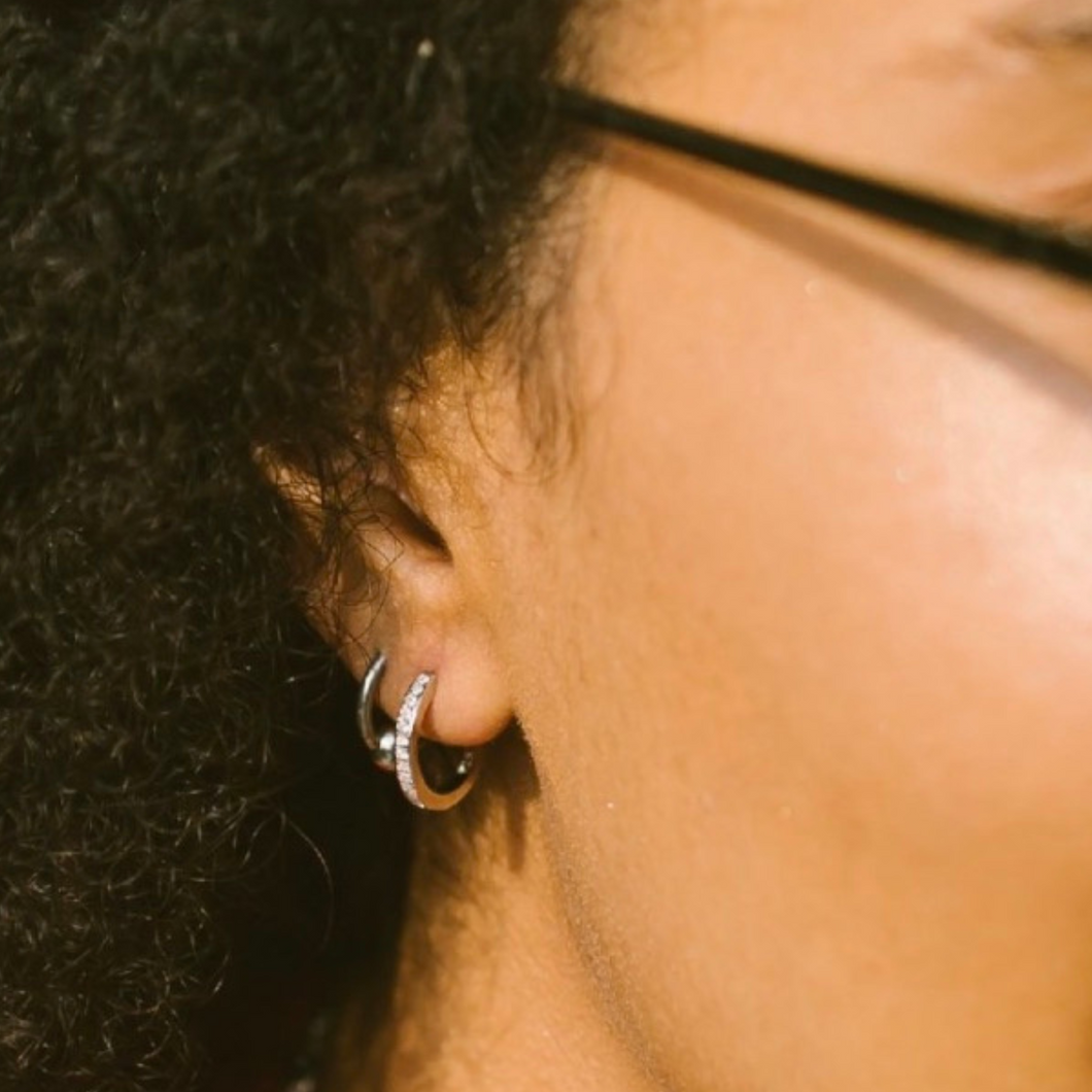 Sleek Huggy Earrings