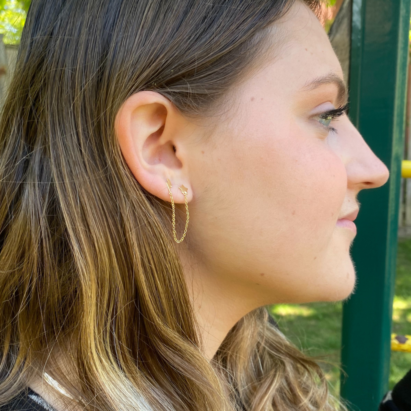 Second piercing 2025 gold earrings