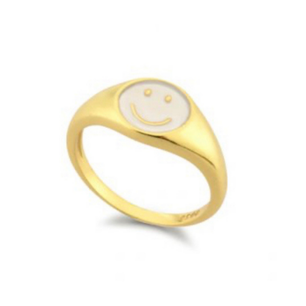 Smiley Face Ring – Miriam's Gems
