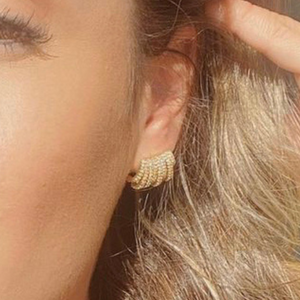 Over The Top Glitzy Earrings