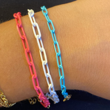 Load image into Gallery viewer, Neon Paper Clip Bracelets
