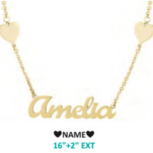 Load image into Gallery viewer, Custom Initial Heart Necklace
